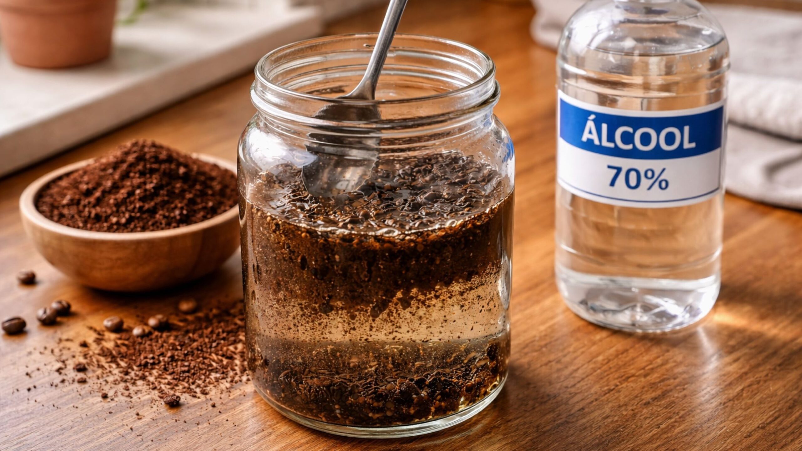 Mistura de café com álcool promete eliminar pragas de forma rápida e eficaz