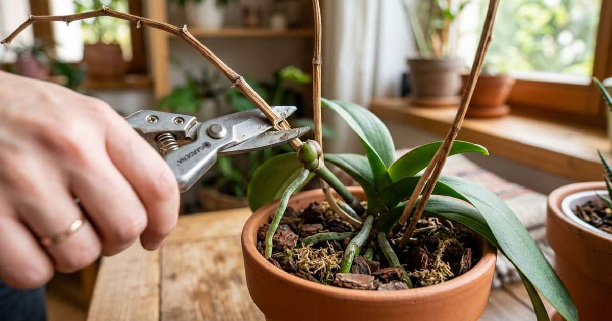 As raízes aéreas são uma das partes mais incompreendidas no cultivo de orquídeas Imagem gerada por inteligência artificial