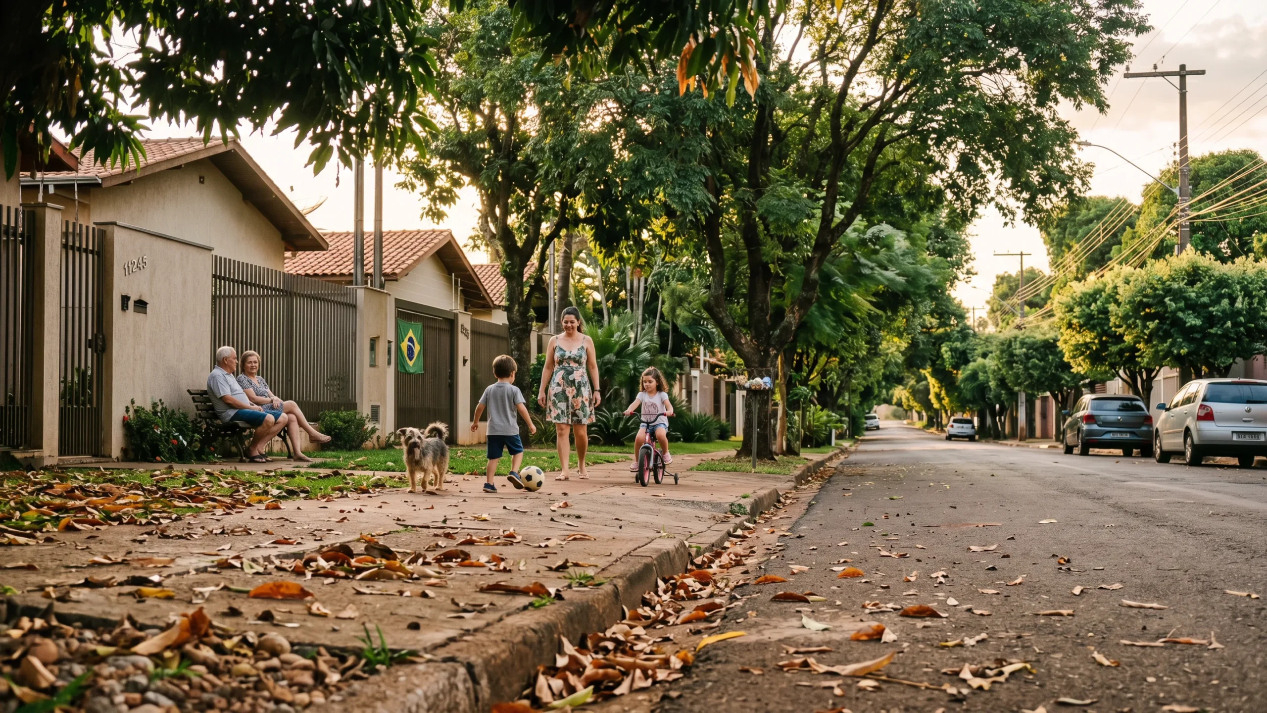 Dourados se destaca por suas ruas arborizadas e qualidade de vida Dourados se destaca por suas ruas arborizadas e qualidade de vida