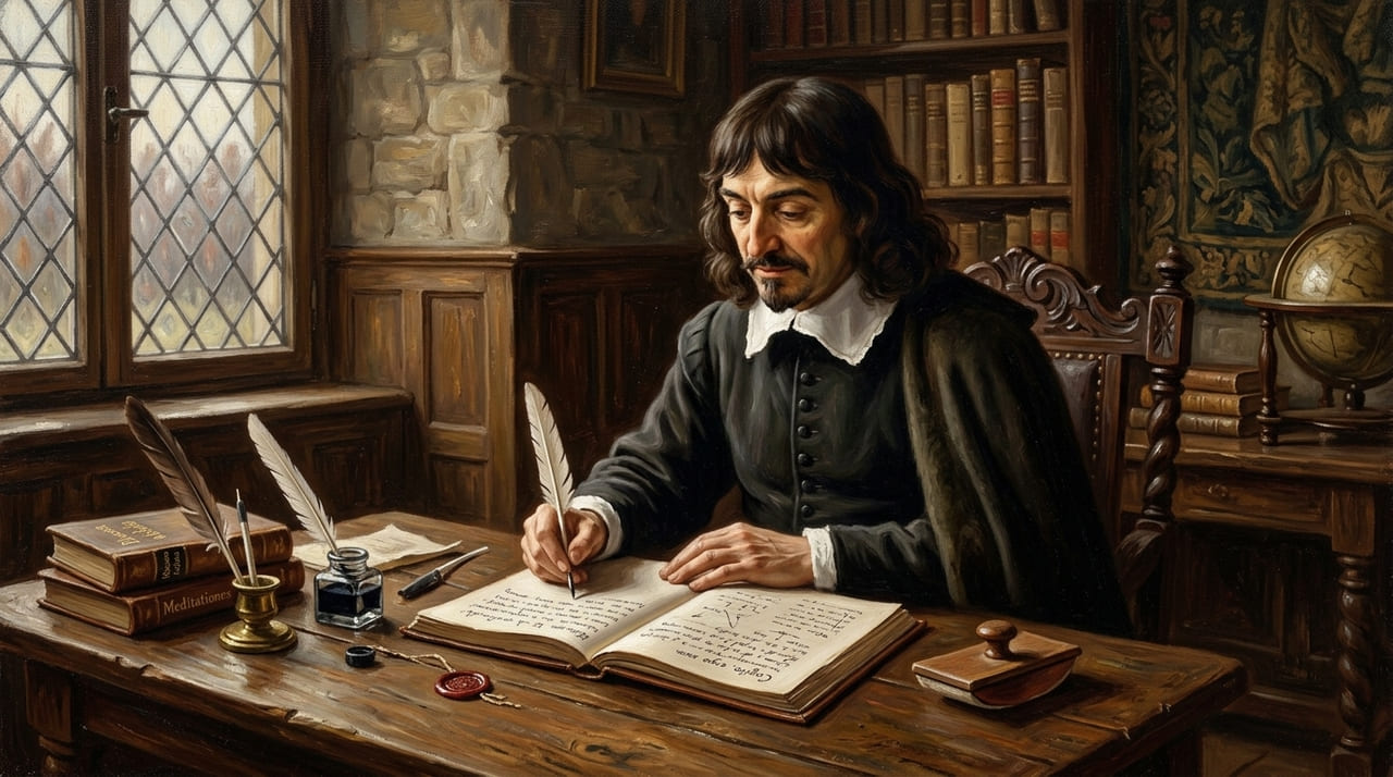 René Descartes e a busca pela verdade: a importância do racionalismo na era da informação ânea. Como a dúvida metódica protege a mente? A aplicação da dúvida metódica fun