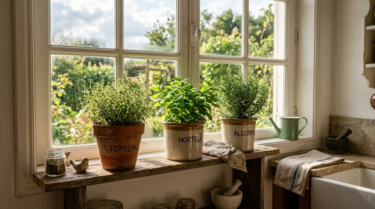 trás da purificação do ar pelas ervas aromáticas é químico e contínuo. As folhas