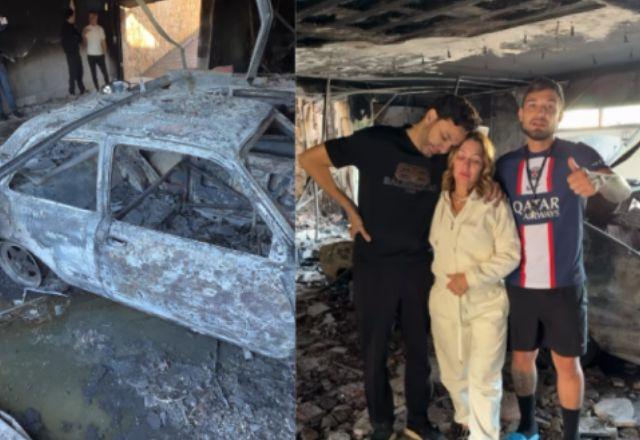 MC Gui se pronuncia após incêndio na casa dos pais em São Paulo volta de sete horas da manhã na garagem da casa. Eles saíram do local quando o i
