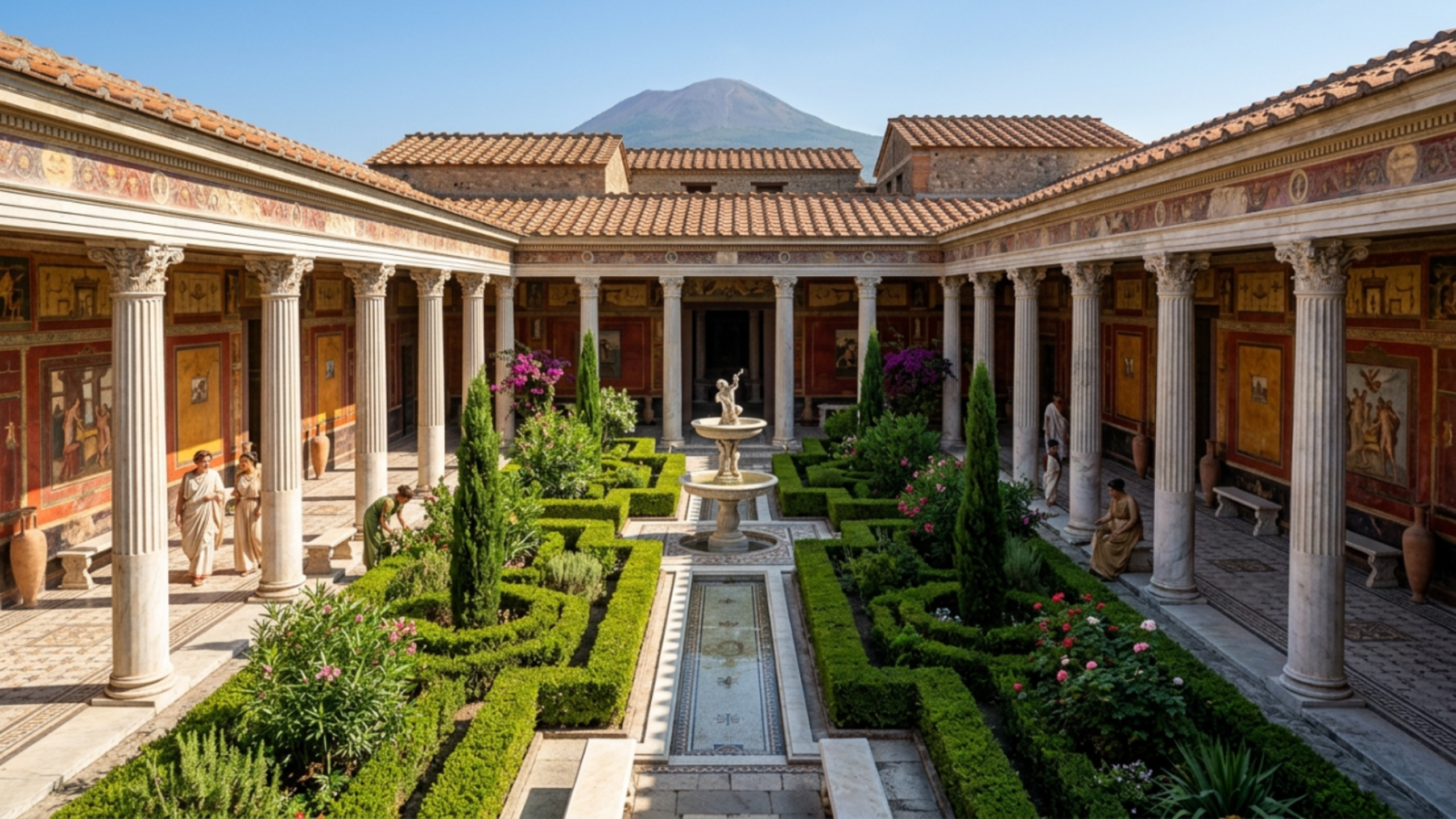 Jardins romanos: a beleza que resiste ao tempo e encanta até hoje