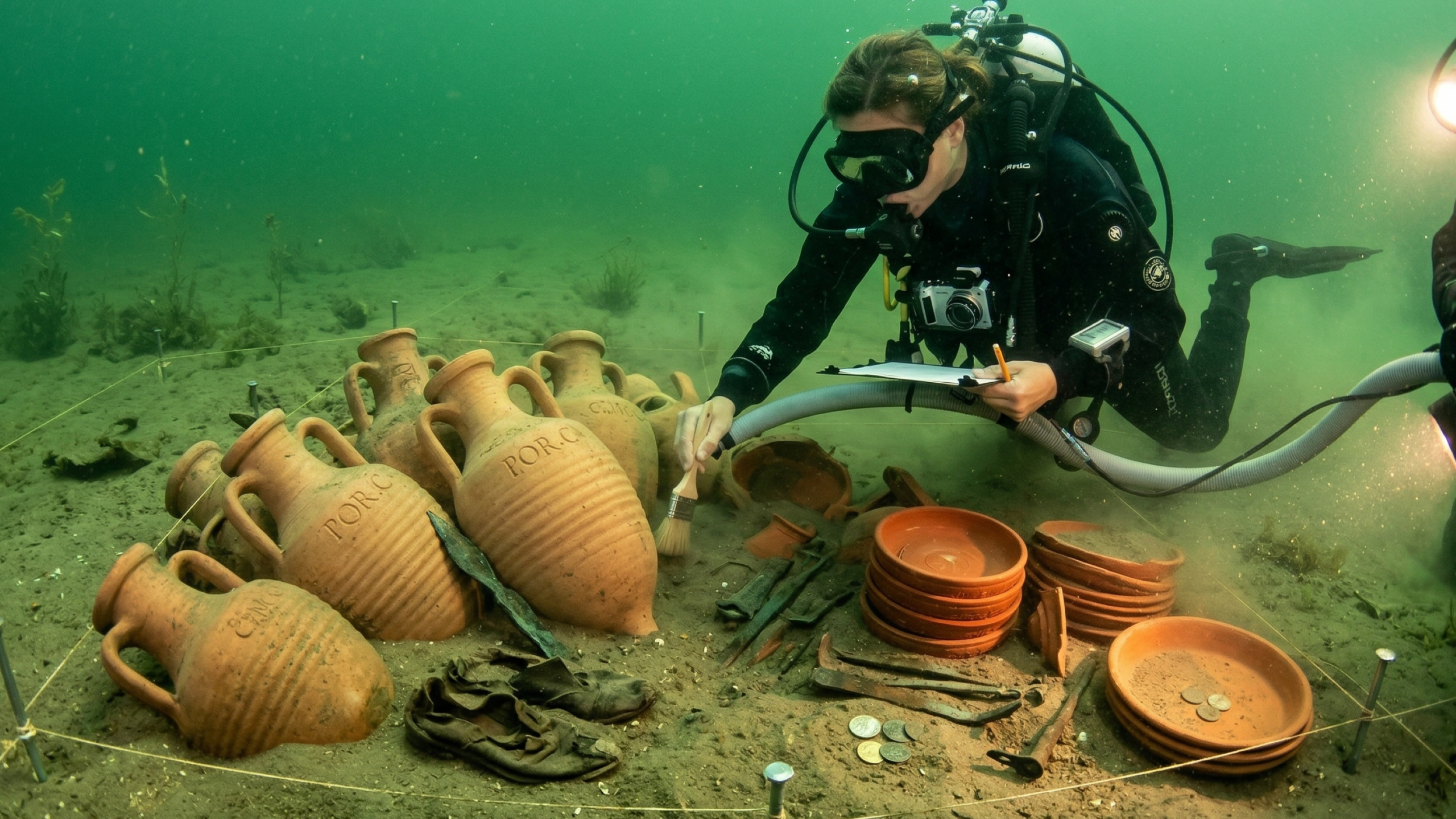 Descoberta arqueológica em lago suíço revela antiga carga de azeite da Península Ibérica