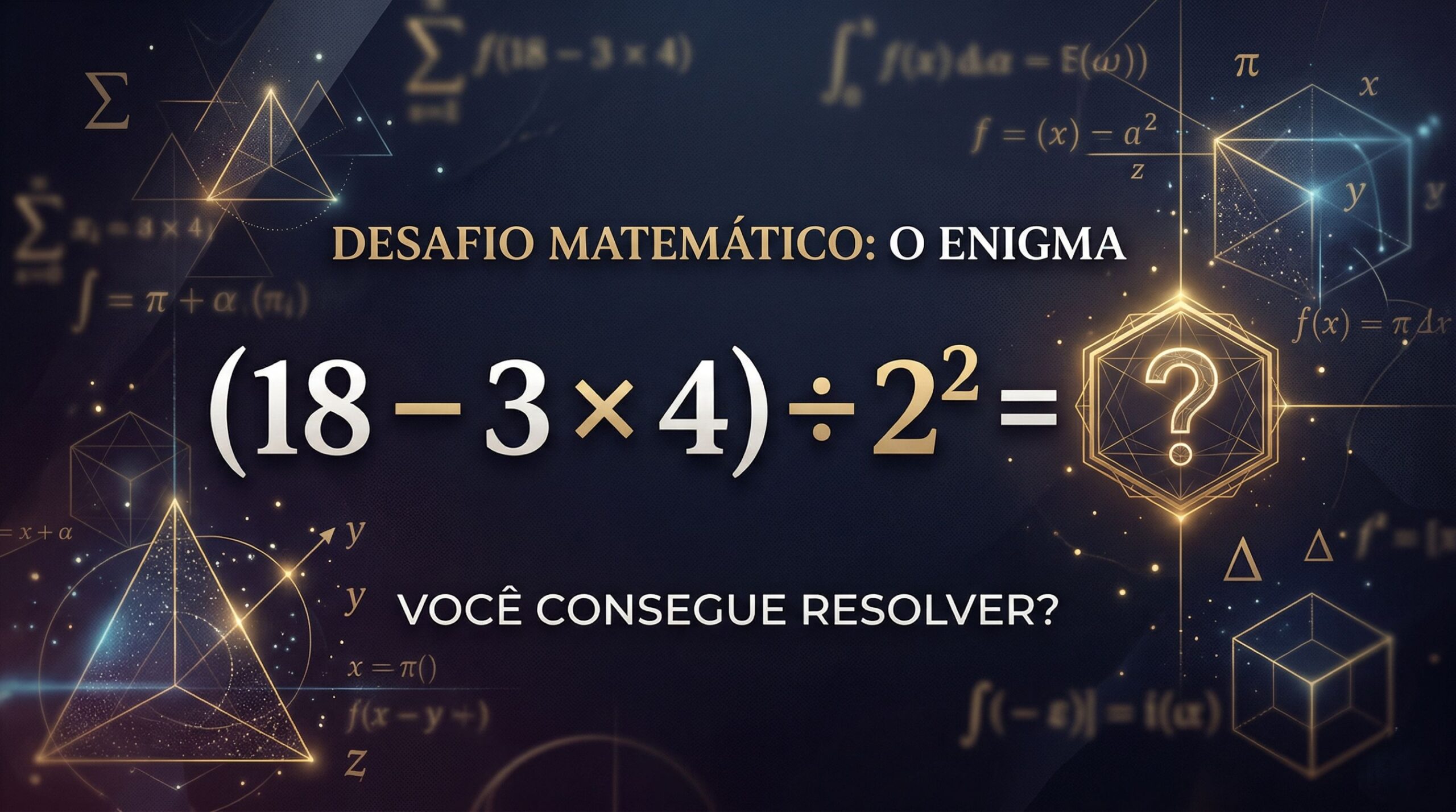 que parênteses, potência e divisão ainda confundem tanta gente The post Esse eni
