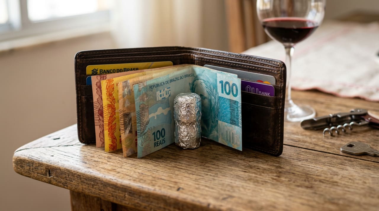 O significado da rolha de vinho embrulhada em papel alumínio na carteira tunidades financeiras. Para que serve levar uma rolha de vinho embrulhada em pap