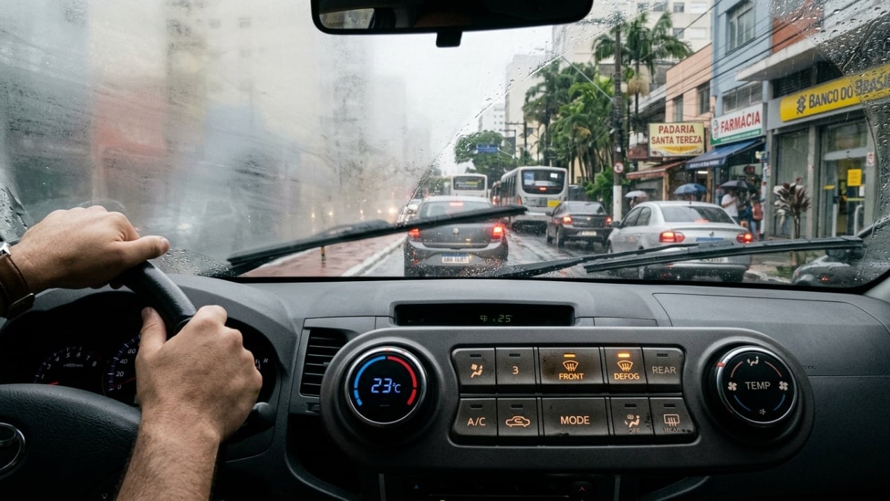 brisa resfriado pelo ambiente externo